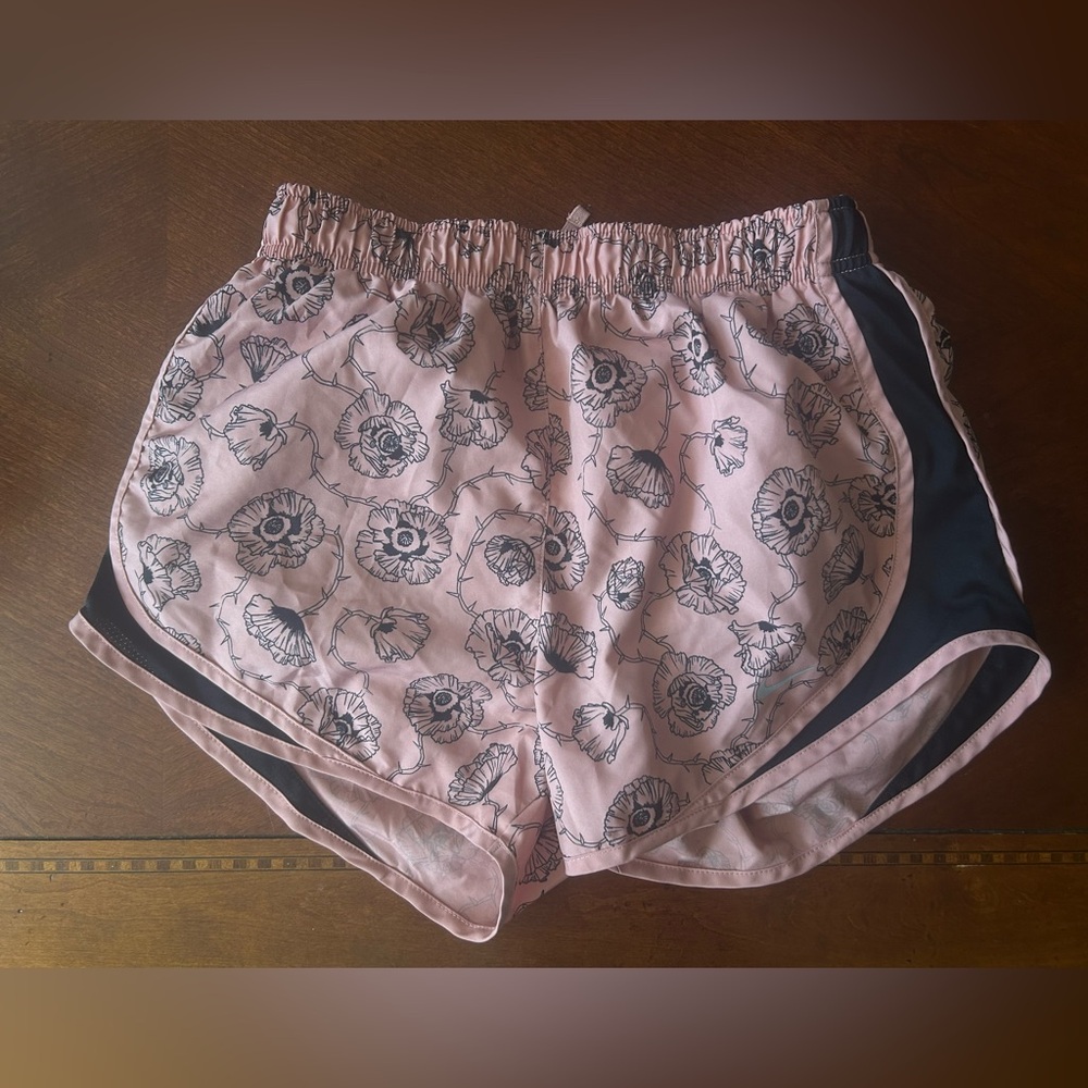 Nike Pink and Black Dri-FIT Shorts